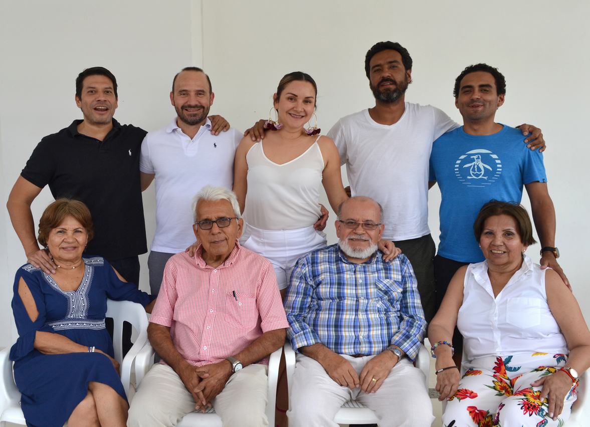 Vladimir Salazar, Juan Francisco Salazar, María Alejandra Salazar, Óscar Campos, Felipe Campos, Clara Ester Salazar, Tito León Salazar.